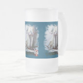 La Belle Poule フロストグラスビールジョッキ (正面右)