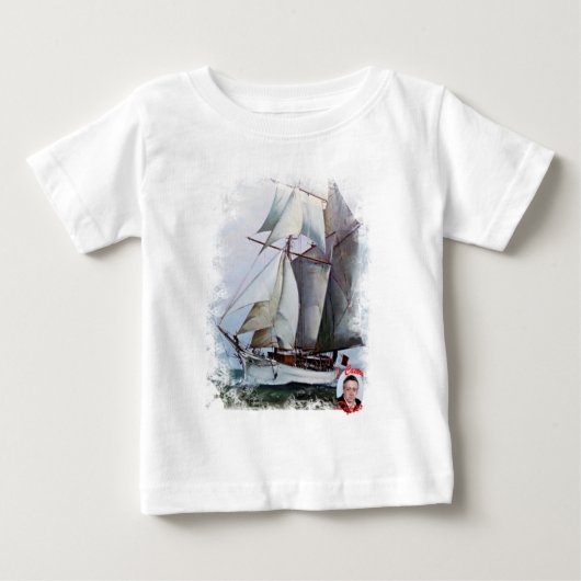 La Belle Poule ベビーTシャツ (正面)