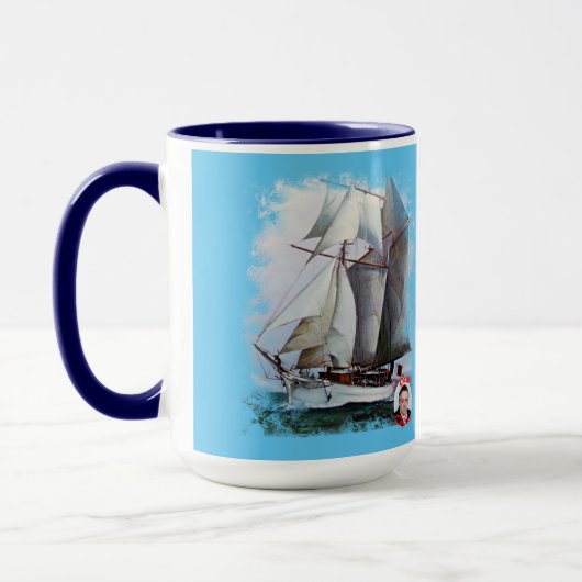 La Belle Poule マグカップ (左)