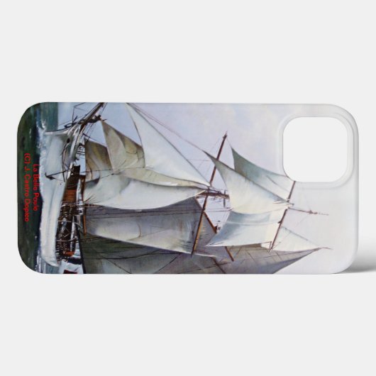 La Belle Poule Case-Mate iPhoneケース (裏面 (横))