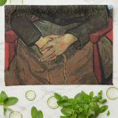 La Berceuse (Augustine Roulin)ビンセント・ヴァン・ゴッホ キッチンタオル (折り畳み)