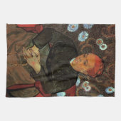 La Berceuse (Augustine Roulin)ビンセント・ヴァン・ゴッホ キッチンタオル (横)