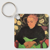 La Berceuse (Augustine Roulin)ビンセント・ヴァン・ゴッホ キーホルダー (正面)