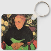La Berceuse (Augustine Roulin)ビンセント・ヴァン・ゴッホ キーホルダー (裏面)