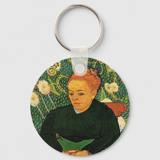 La Berceuse (Augustine Roulin)ビンセント・ヴァン・ゴッホ キーホルダー (正面)