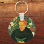 La Berceuse (Augustine Roulin)ビンセント・ヴァン・ゴッホ キーホルダー (正面)