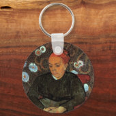 La Berceuse (Augustine Roulin)ビンセント・ヴァン・ゴッホ キーホルダー (正面)