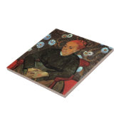 La Berceuse (Augustine Roulin)ビンセント・ヴァン・ゴッホ タイル (側面)