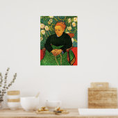 La Berceuse (Augustine Roulin)ビンセント・ヴァン・ゴッホ ポスター (キッチン)