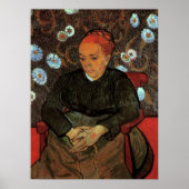 La Berceuse (Augustine Roulin)ビンセント・ヴァン・ゴッホ ポスター (正面)