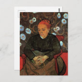 La Berceuse (Augustine Roulin)ビンセント・ヴァン・ゴッホ ポストカード (正面/裏面)