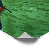 La Berceuse, Woman Rocking a Cradle, Van ゴッホ ポスター (角)