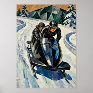 LA BOBEUSE (The Bobsledder) V2 ポスター
