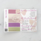 La Boca Gold Will You Be My Bridesmaid bow Bouquet カード (内部)