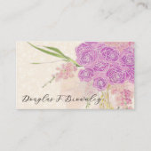 La Boca Golden rose Blush Bow and Bouquet  プレイスカード (正面)