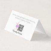 La Boca Rosa blush bow Bouquet Table Number Place (裏面)