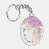 La Boca Rosa bow and Bouquet bridesmaid  キーホルダー (正面左)