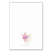 La Boca Rosa bow Bouquet Table Assignment テーブルナンバー (裏面)