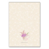 La Boca Rosa Golden bow Bouquet Table Assignment テーブルナンバー (裏面)