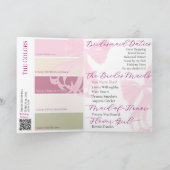 La Boca Vendretti Pink Bow You Be My Bridesmaid  カード (内部)