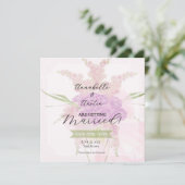 La Boca Vendretti Pink sheer bow Bouquet   セーブザデート (スタンド正面)