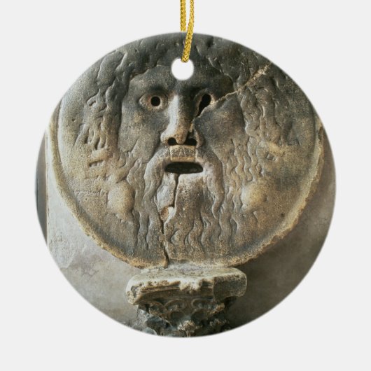 La Bocca di Verita (真実) (写真)の口 セラミックオーナメント (正面)