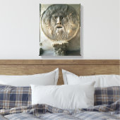 La Bocca di Verita (The Mouth of Truth) (写真) キャンバスプリント (インサイチュ (寝室))