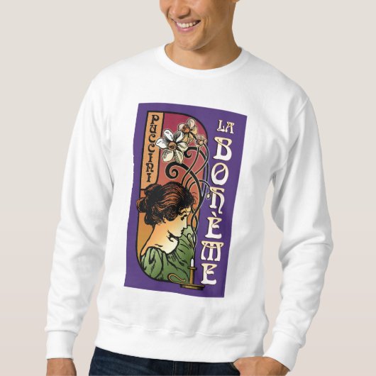 La Bohemeのオペラ スウェットシャツ (正面)