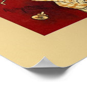 La Boheme ~ Puccini Opera 1896 Poster w/Background ポスター (角)