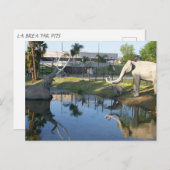 LA BREA TAR PITS #2ポストカード ポストカード (正面/裏面)