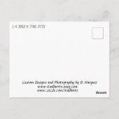 LA BREA TAR PITS #2ポストカード ポストカード (裏面)