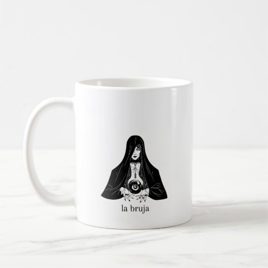 LA BRUJA MUG |美学|ゴシック様式のマグカップ | コーヒーマグカップ (左)