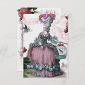 la cage aux oiseaux (The Bird cage)rsvp 出欠カード (正面/裏面)