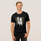 LA California: City はっきりした Statement トライブレンドＴシャツ (正面全面)