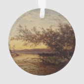 La Camargg, Coucher De Soleil - Fellix Ziem オーナメント (裏面)