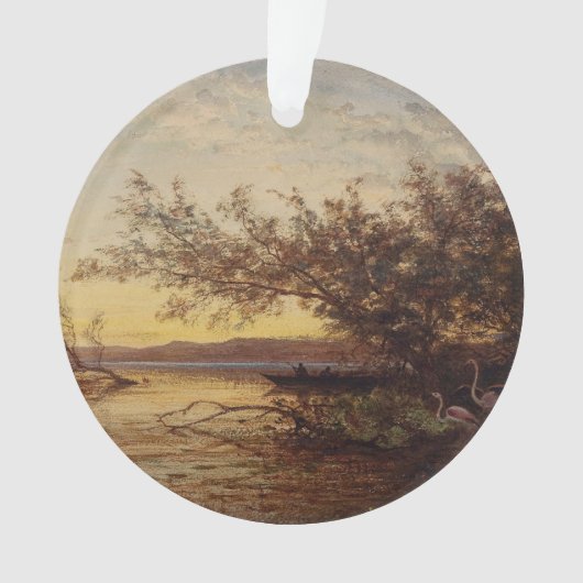 La Camargg, Coucher De Soleil - Fellix Ziem オーナメント (正面)