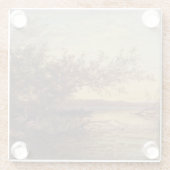 La Camargg, Coucher De Soleil - Fellix Ziem ガラスコースター (裏面)