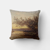 La Camargg, Coucher De Soleil - Fellix Ziem クッション (正面)