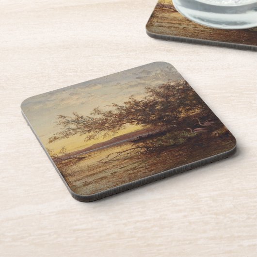 La Camargg, Coucher De Soleil - Fellix Ziem コースター (左側)