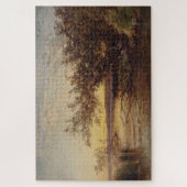 La Camargg, Coucher De Soleil - Fellix Ziem ジグソーパズル (縦)