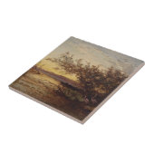 La Camargg, Coucher De Soleil - Fellix Ziem タイル (側面)