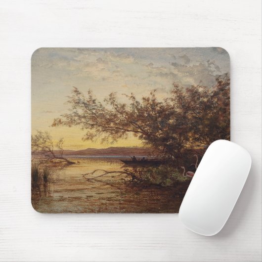 La Camargg, Coucher De Soleil - Fellix Ziem マウスパッド (マウス)