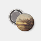 La Camargg, Coucher De Soleil - Fellix Ziem マグネット (正面/裏面)