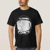 La camiseta oscura de Kosmik Cómics Tシャツ (正面)