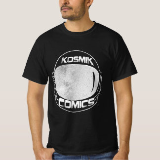 La camiseta oscura de Kosmik Cómics  Tシャツ