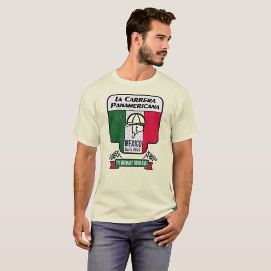 La Carrera Panamericana Mexico 2022 Tシャツ (正面フル)