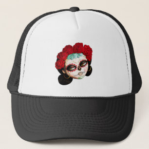 La Catrina - Dia de Los Muertos Girl キャップ