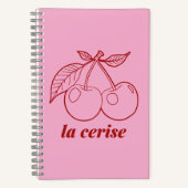 La cerise pin ノートブック (正面)