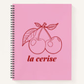 La cerise pin ノートブック (正面)