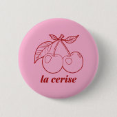 La cerise pin 缶バッジ (正面)